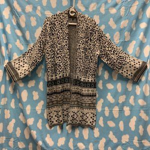 Women's Knit Animal Print Sweater